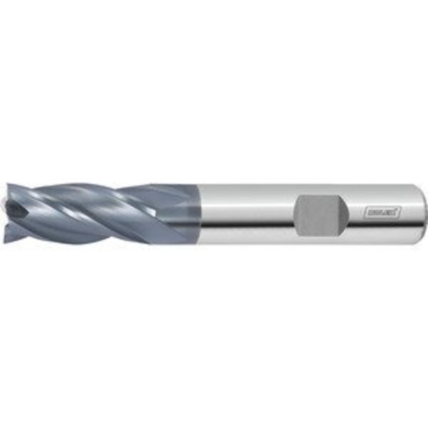 Holex Solid Carbide Square End Mill, 10 mm, TiAlN Coated 202760 10